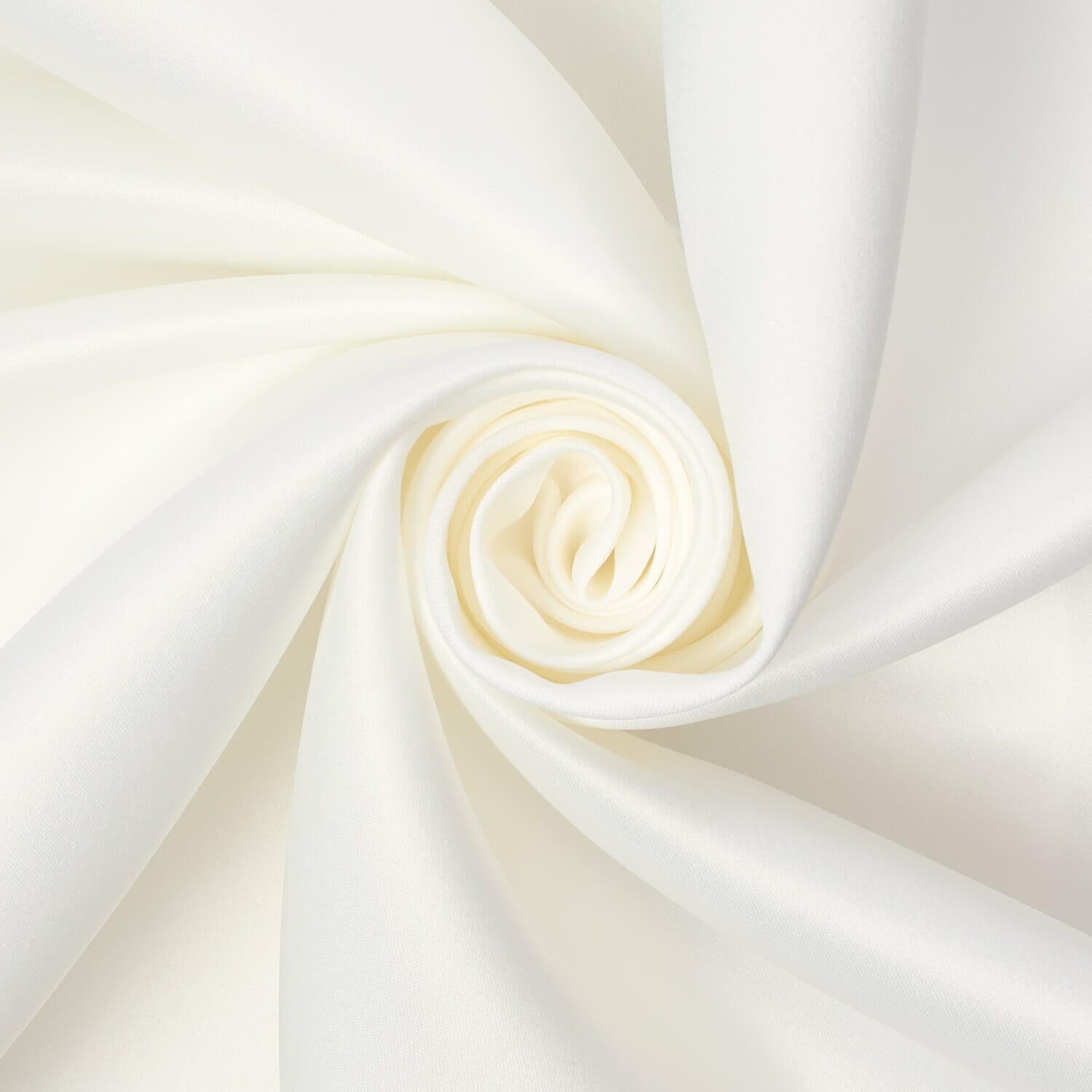 Polyester Charmeuse Satin (58/60 Inch) Fabric SV571217 Off White Image A2