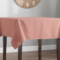 Poplin 60 Rectangular Table Covers Rose Gold Image 2