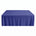 Rayon Challis Rectangular Table Cloth Covers Royal Blue Image 1