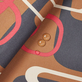 Ottertex Waterproof Canvas Retro Print Fabric Brown SV570295 A3