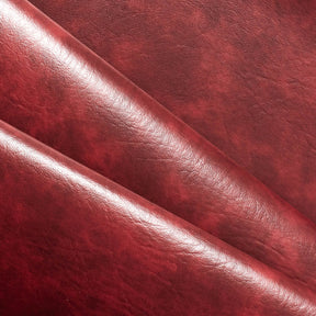 Ottertex Vinyl Fabric Faux Leather Pleather Upholstery 54 inch Wide by The Yard (Burgundy Marble)