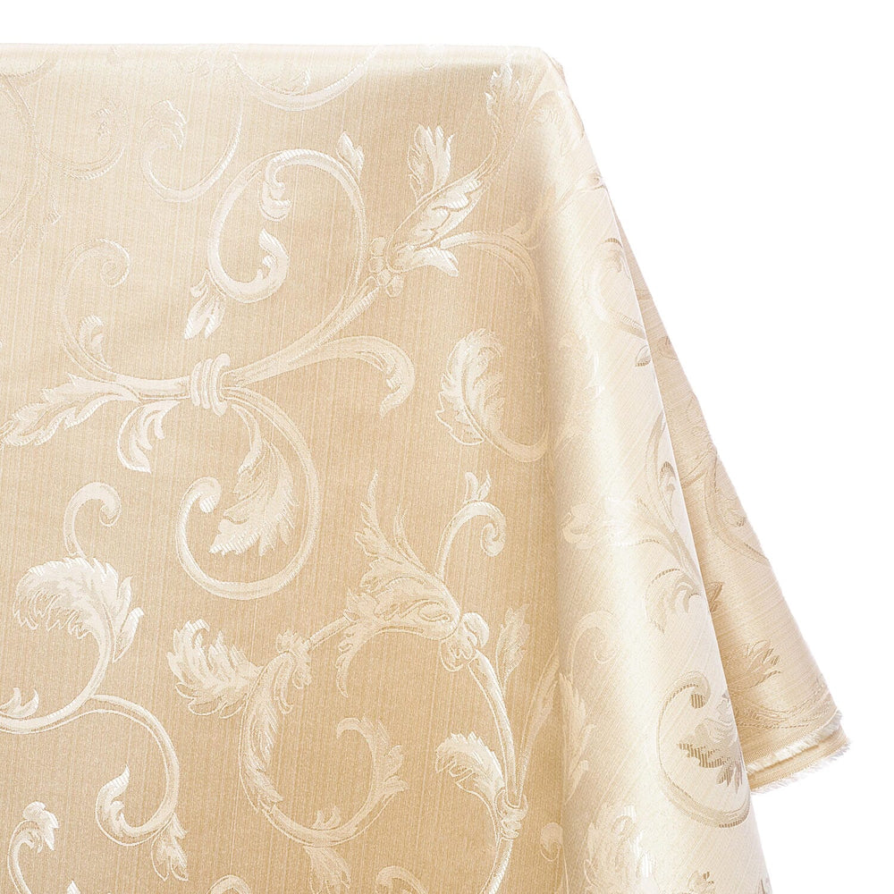 Extra Wide Vine Upholstery Jacquard Fabric SV571032 1 Champagne / Gold 1