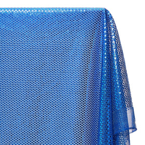 Royal Blue Big Dot Sequin Fabric