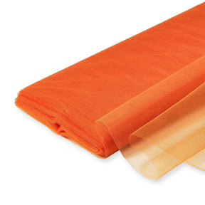 BBCrafts Orange Polyester Tulle Roll 6 inch 100 Yards