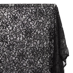 Florence Stretch Lace Fabric SV573515 Black Image A1