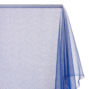 Royal Blue Sparkle Glitter Tulle Fabric – In-Weave Fabric