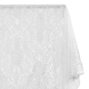Stretch Lace Fabric Embroidered Poly Spandex French Floral Victoria 58  Wide by the yard (Purple) 