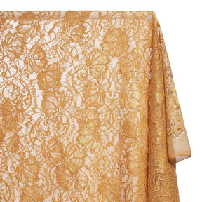 Victoria Stretch Lace Fabric SV573882 Gold Image A1