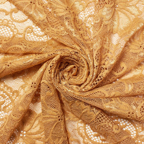 Victoria Stretch Lace Fabric SV573882 Gold Image A2