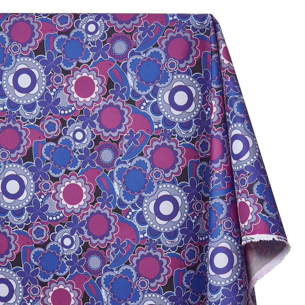 Ottertex Canvas Printed Fabric - Paradise Purple Many Colors Available