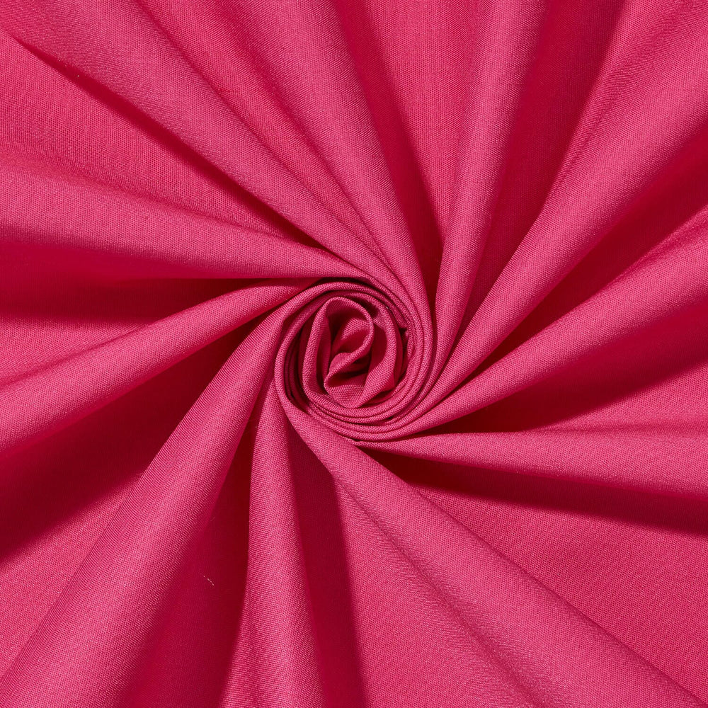  Polyester Cotton Broadcloth HOT Pink Fabric by The Yard : Arts,  Crafts & Sewing