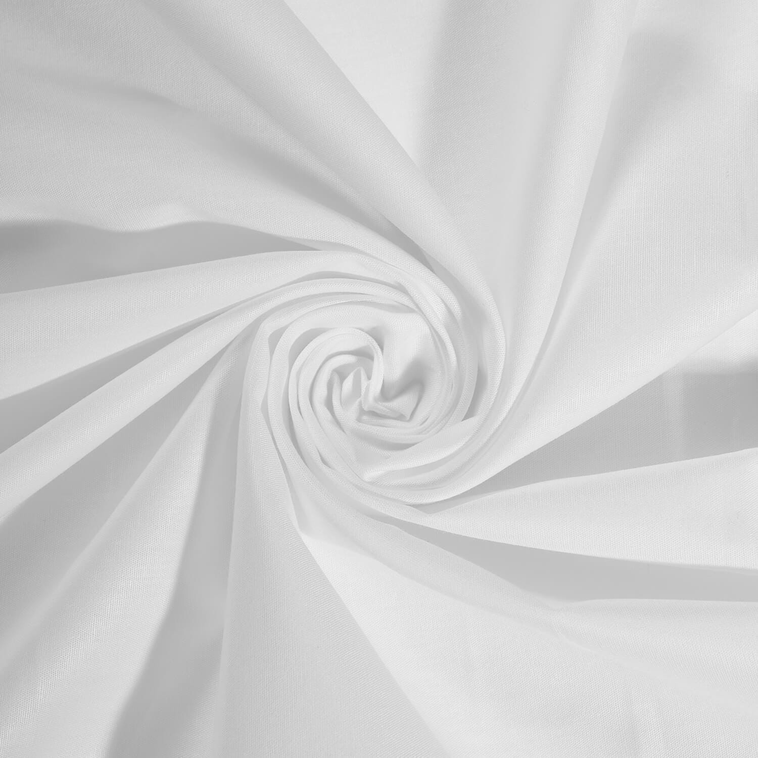 100% Cotton Broadcloth (58/59 Inch) Fabric SV575087 White Image A2