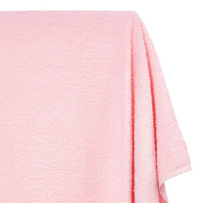 Terry Cloth Baby Pink 45 Wide Absorbent Cotton Fabric by the Yard  (2391R-1F-pink)