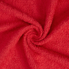 58 Red Poly Blend Stretch Terry Cloth Fabric by the Yard 