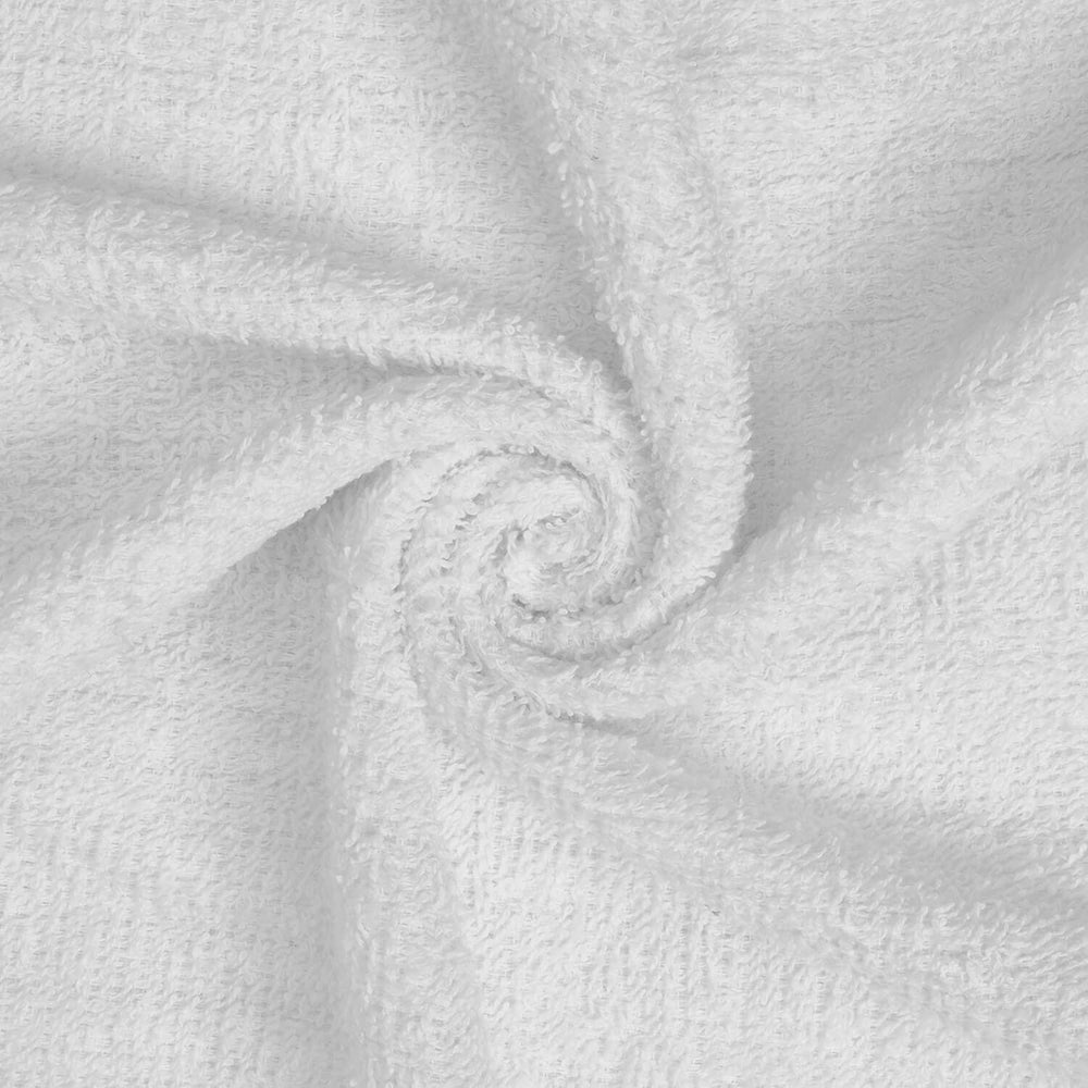 David Textiles 44 inch Cotton Terrycloth Fabric by The Yard, White, Size: 36 inch x 44 inch