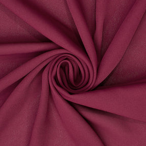 Polyester Crepe Georgette Chiffon Fabric SV577002 Burgundy A2