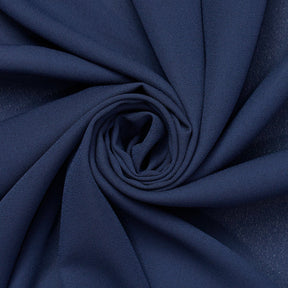 Polyester Crepe Georgette Chiffon Fabric SV577005 Navy Blue A2