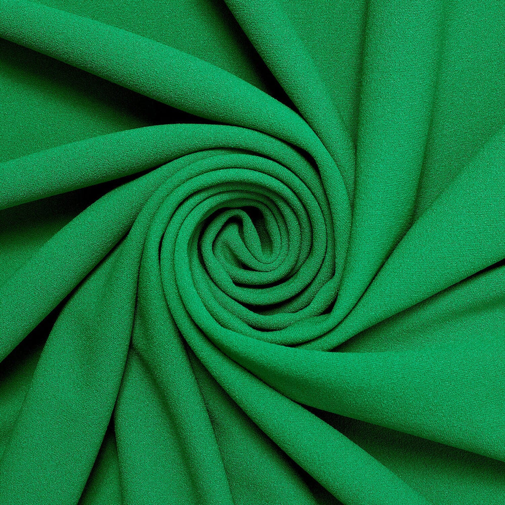 Stretch Crepe Scuba Double Knit Fabric SV577171 Kelly Green 1