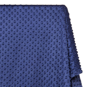 Navy Blue Minky Fabric
