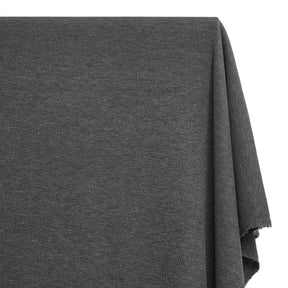 Doux French Rib Knit 68 Stretch Fabric - Charcoal 