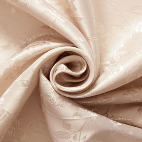 Rose Jacquard Satin Fabric Image SV578456 Champagne A2 