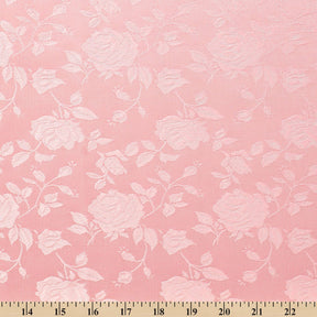 Rose Jacquard Satin Fabric Image SV578462 Dusty Pink A9 
