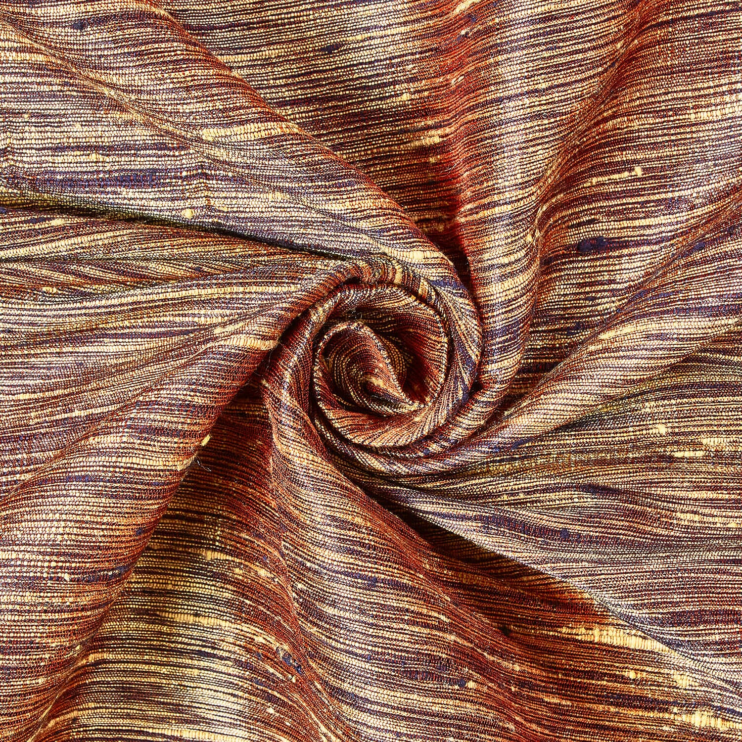 Iridescent Shot Silk Dupioni Fabric SV579034 Sand / Red / Royal Blue Image A2
