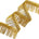 1.25 Inch Metallic Chainette Fringe Trim