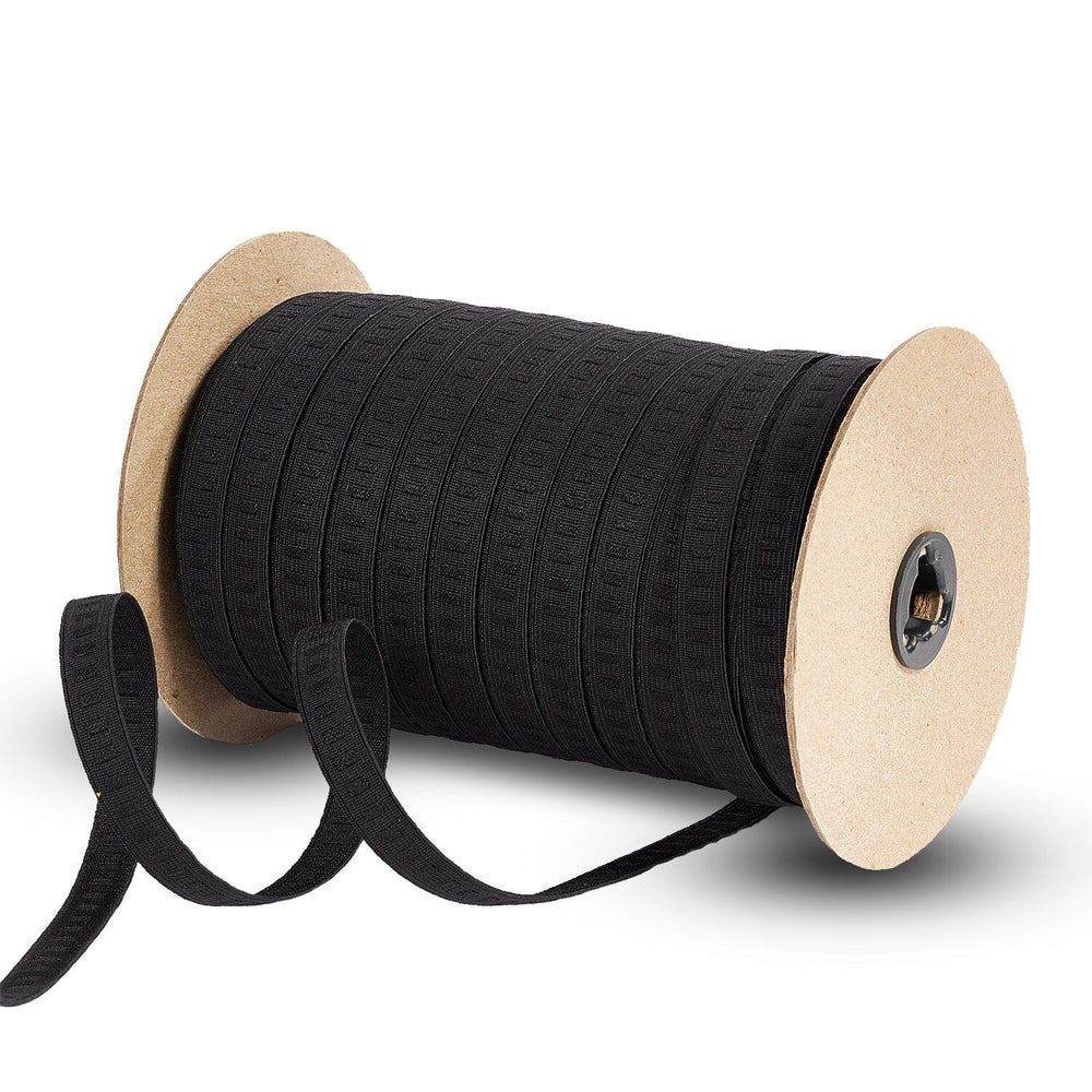 1/2 Woven Elastic - Black - The Fabric Market