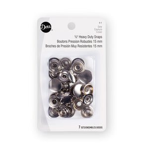 5/8 Inch Heavy Duty Snap Fasteners (7 Pack)