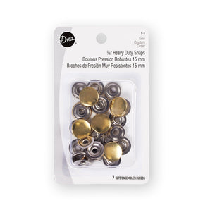 5/8 Inch Heavy Duty Snap Fasteners (7 Pack)