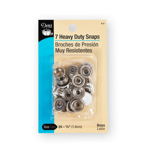 5/8" Heavy Duty Snap Fasteners (7 Pack)
