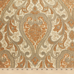 Spade Damask Chenille Upholstery Brocade Jacquard