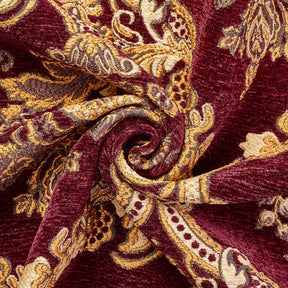 Victorian Damask Chenille Upholstery Brocade Jacquard