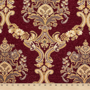 Victorian Damask Chenille Upholstery Brocade Jacquard