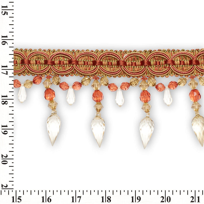 Multicolor Rhimestone Fringe Drop Rhinestone Tassel Fringe Trim | Fabric Wholesale Direct