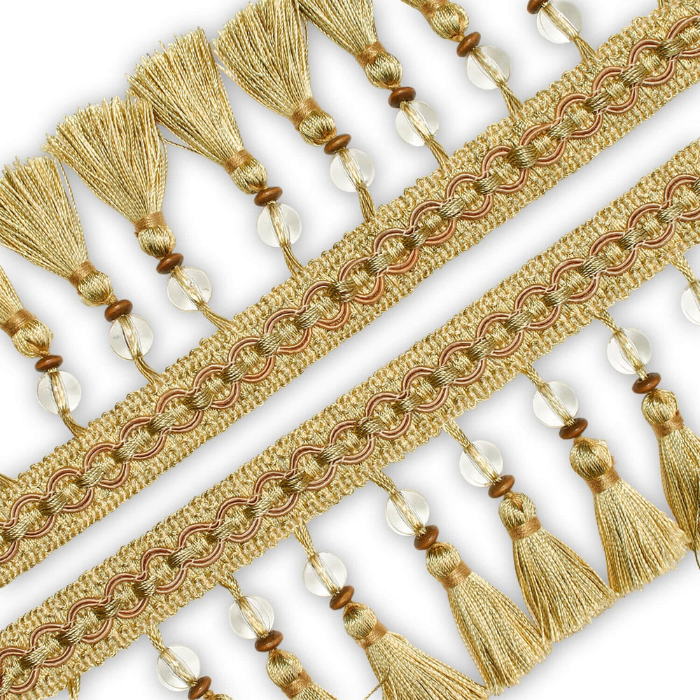 Beaded Tassel Fringe Trim Fabric Wholesale Direct