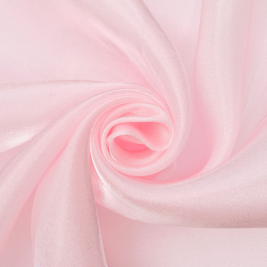 Sepia Silk Satin Face Organza Fabric