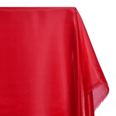 Red Orange Silk Satin Face Organza Fabric main image 0