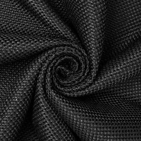 Plain Woven Inlay Upholstery Fabric SV580303 Black A2