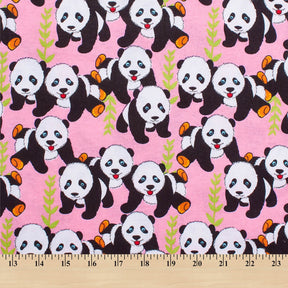 Panda Printed Cotton Flannel