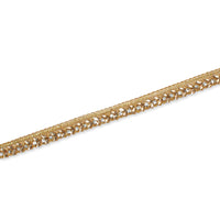 0.5 Inch Bedazzled Rhinestone Corded Trim