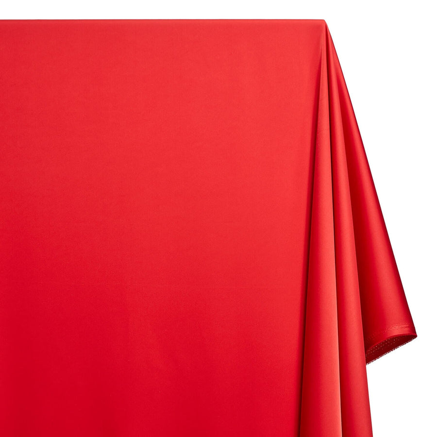 Red Wine Double Face Duchess Satin Fabric