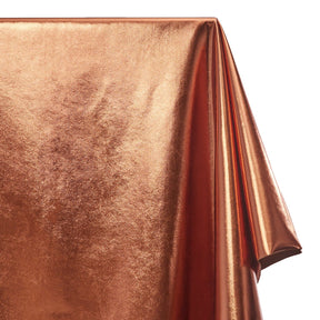 Metallic Stretch Foil Lame On Interlock Knit