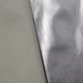 Metallic Stretch Foil Lame On Interlock Knit