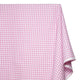 7 Mm Gingham Check Plaid Polyester Cotton Poplin Fabric SV581821 Pink A1