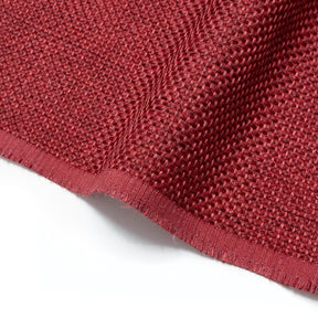 Plain Woven Inlay Upholstery Fabric SV581925 Burgundy A3