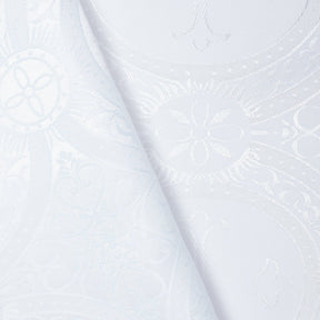 Liturgical Church Ecclesiastical Satin Jacquard Brocade Fabric SV581953 White A5