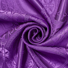 Liturgical Church Ecclesiastical Satin Jacquard Brocade Fabric SV581957 Purple A2