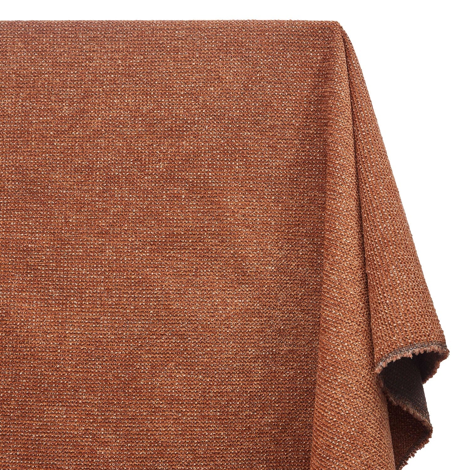 Nubby Jacquard Chenille Upholstery Fabric SV582030 Rust Image A1
